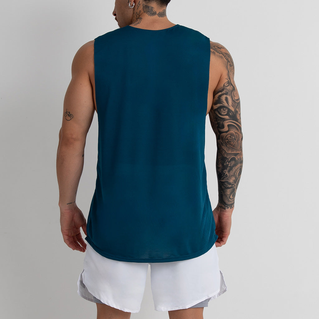Camiseta M.S. Estampada Petróleo