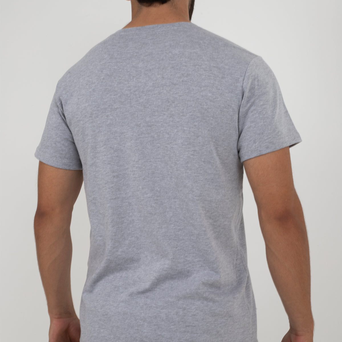 Camiseta en algodón Gris