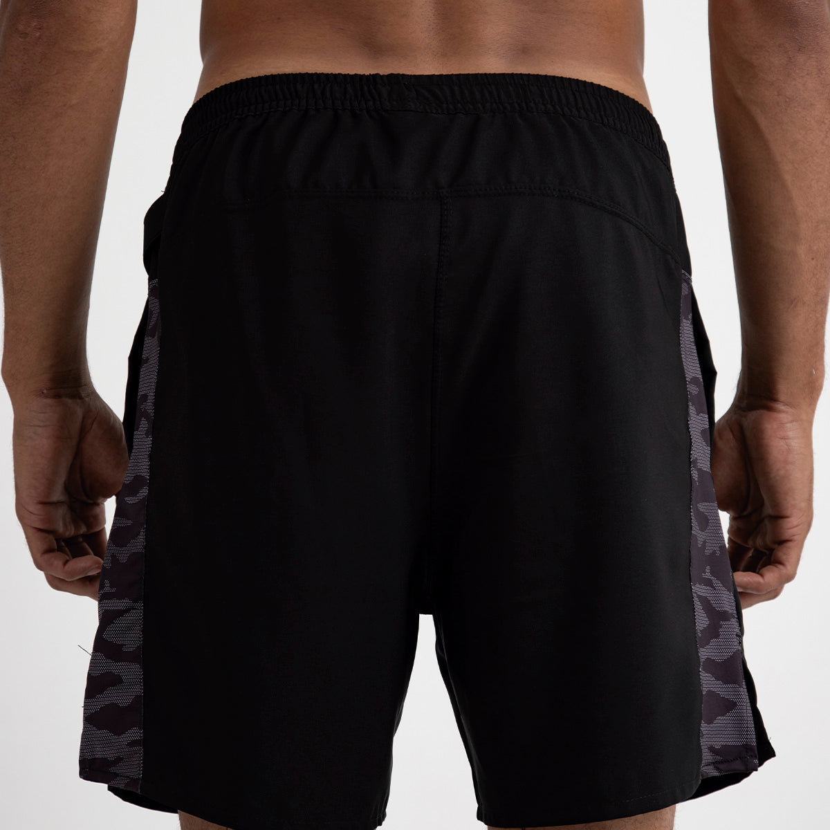 Pantaloneta Negra Army