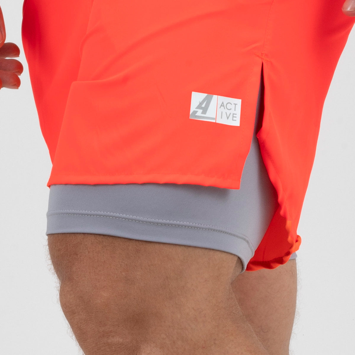 Pantaloneta con Licra Naranja