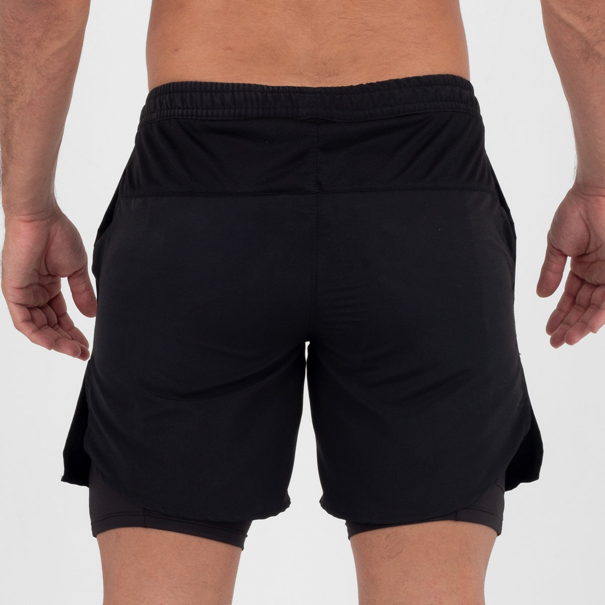 Pantaloneta Con Licra Negra