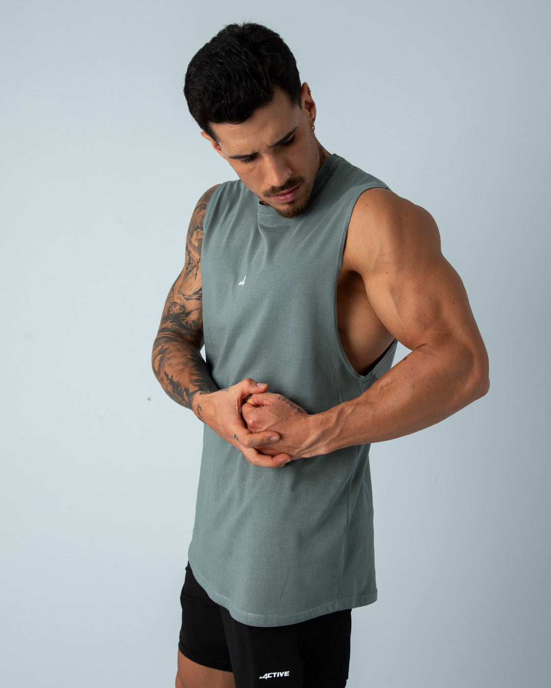 Camiseta MS Power Verde Olivo