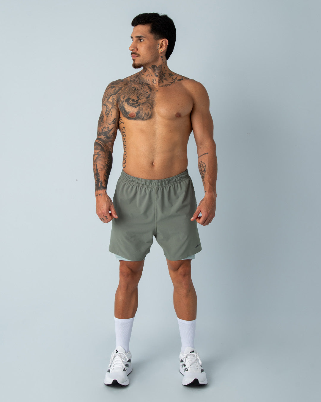 Pantaloneta 2 en 1 - HYBRID Verde