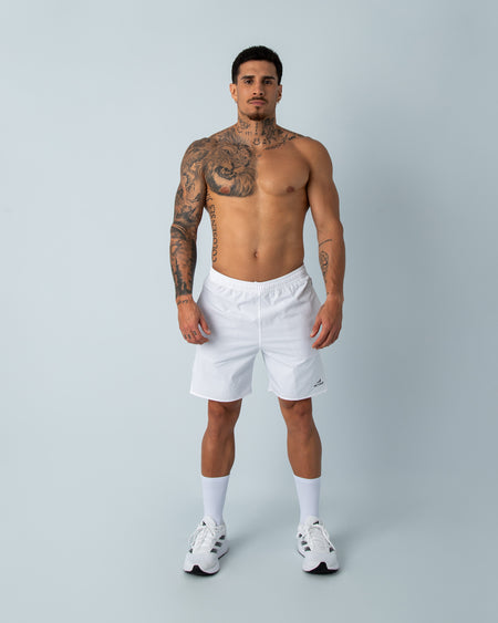 Pantaloneta 2 en 1 - Performance Blanca