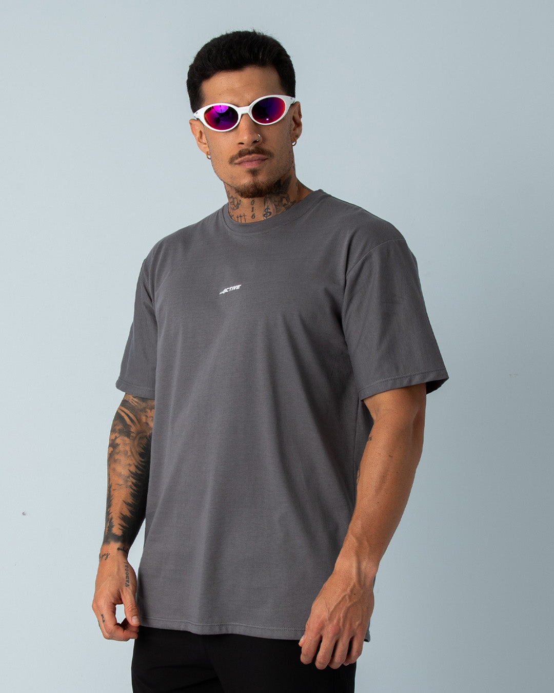 Camiseta MC Power Gris