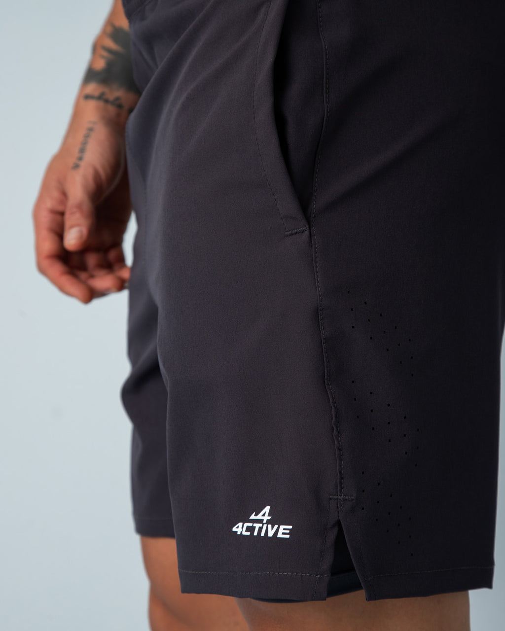 Pantaloneta 2 en 1 - Performance Gris Oscuro