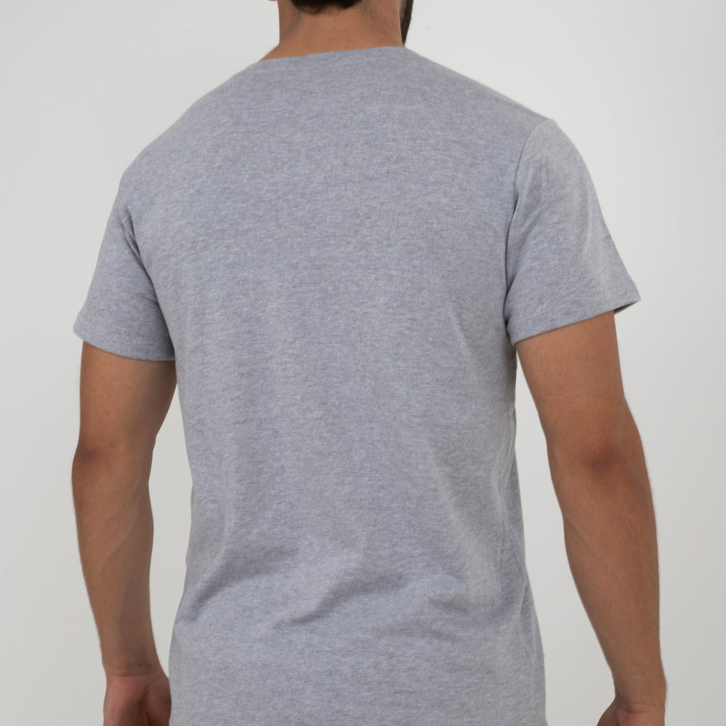 Camiseta en algodón Gris