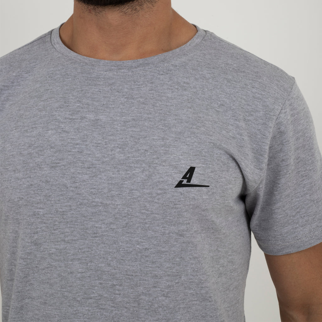 Camiseta en algodón Gris