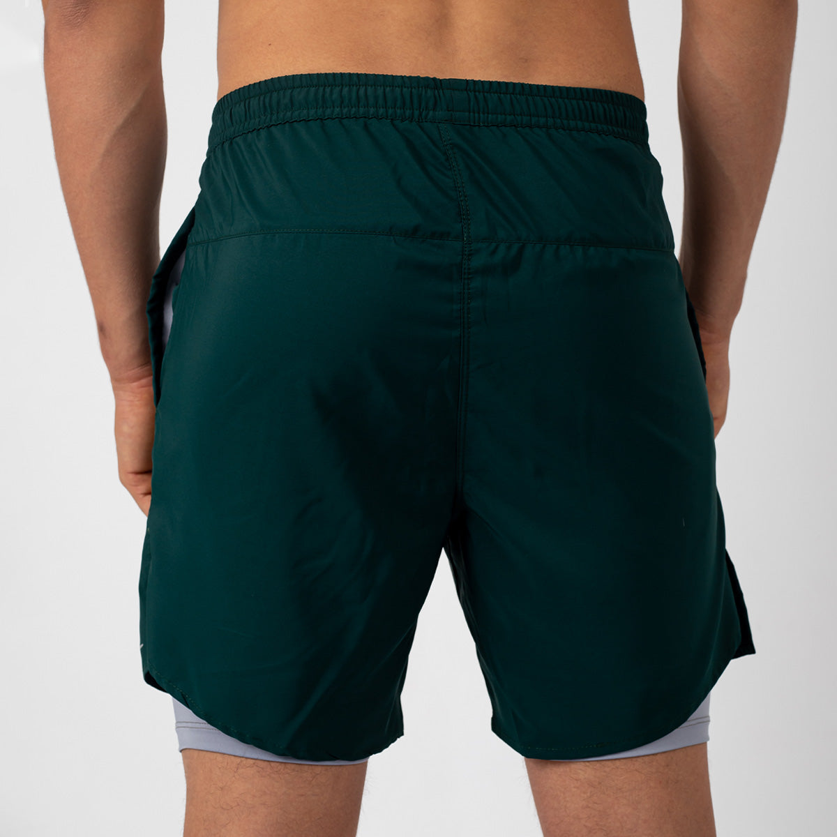 Pantaloneta con Licra Verde Esmeralda