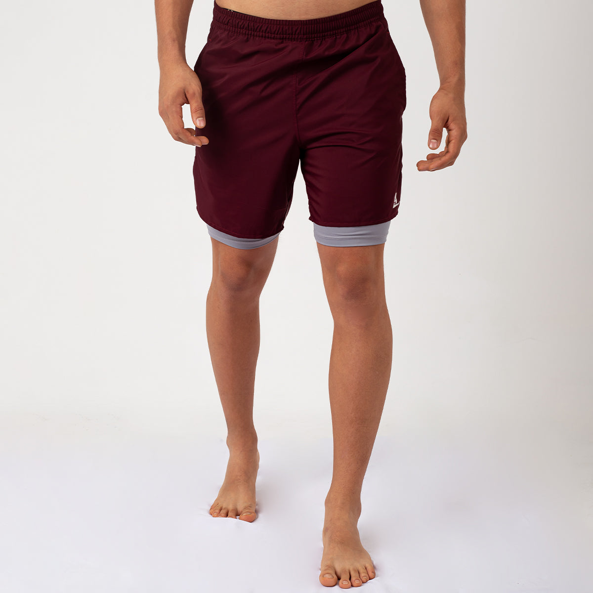 Pantaloneta con Licra Vinotinto