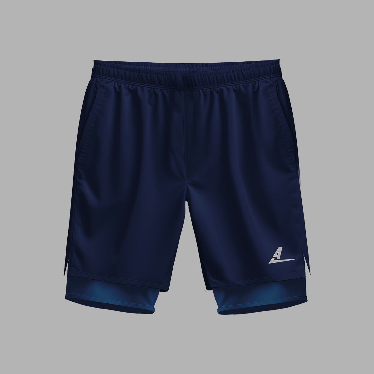 Pantaloneta con Licra Azul Oscura