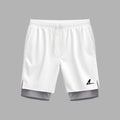 Pantaloneta con Licra Blanca