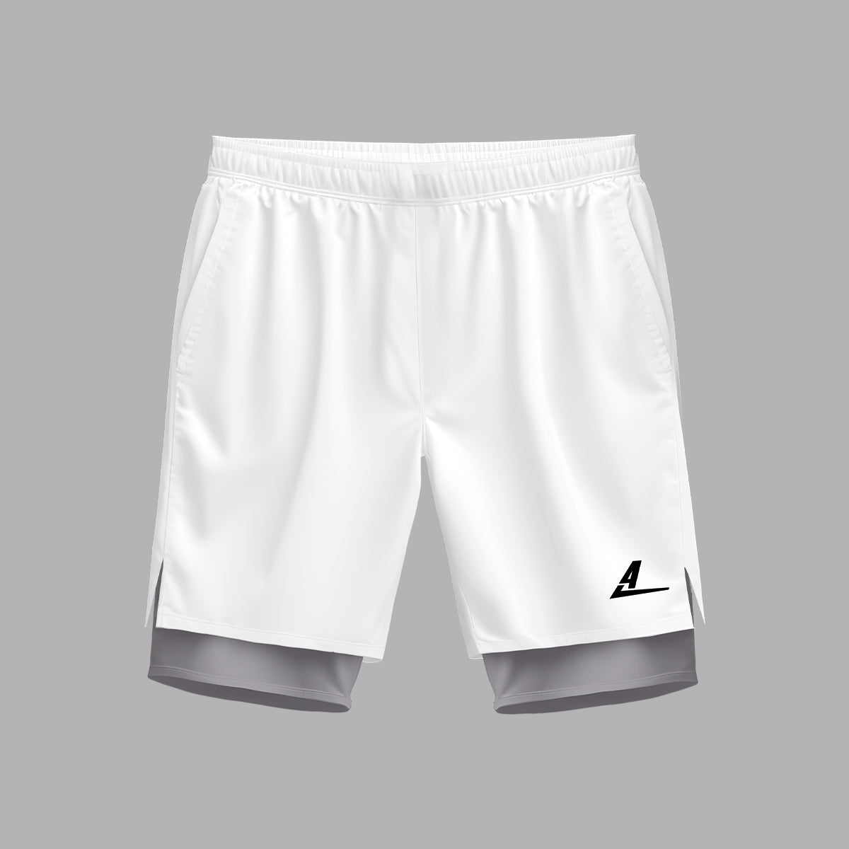 Pantaloneta con Licra Blanca