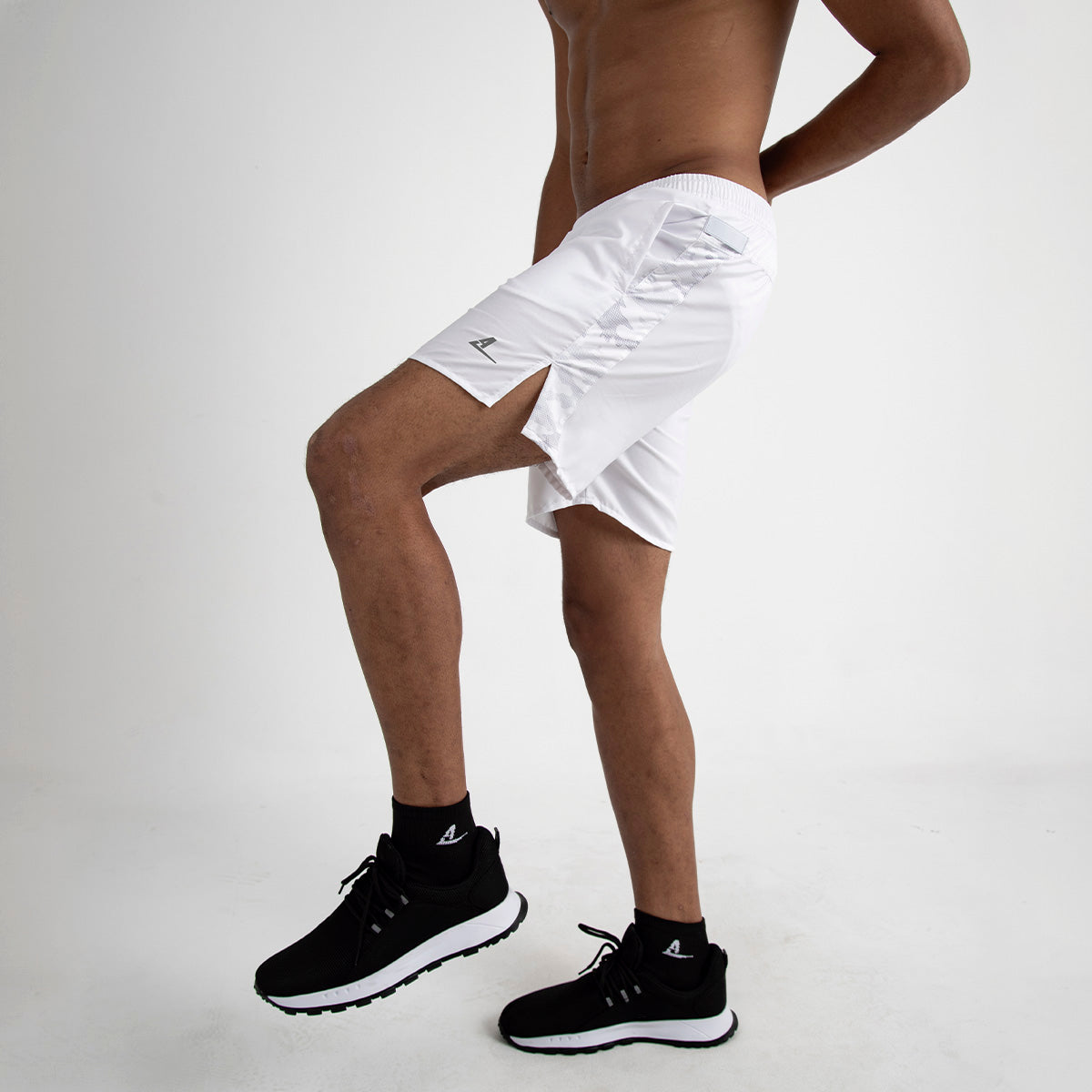 Pantaloneta con Licra Blanca