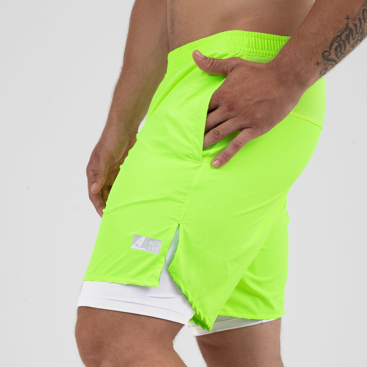 Pantaloneta con Licra Neón