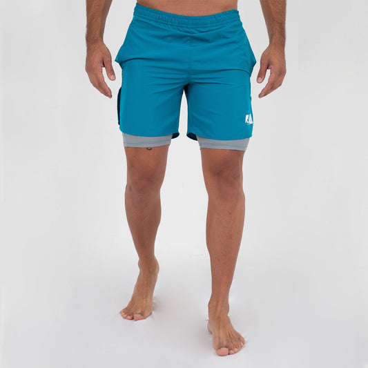Pantaloneta con Licra Petróleo