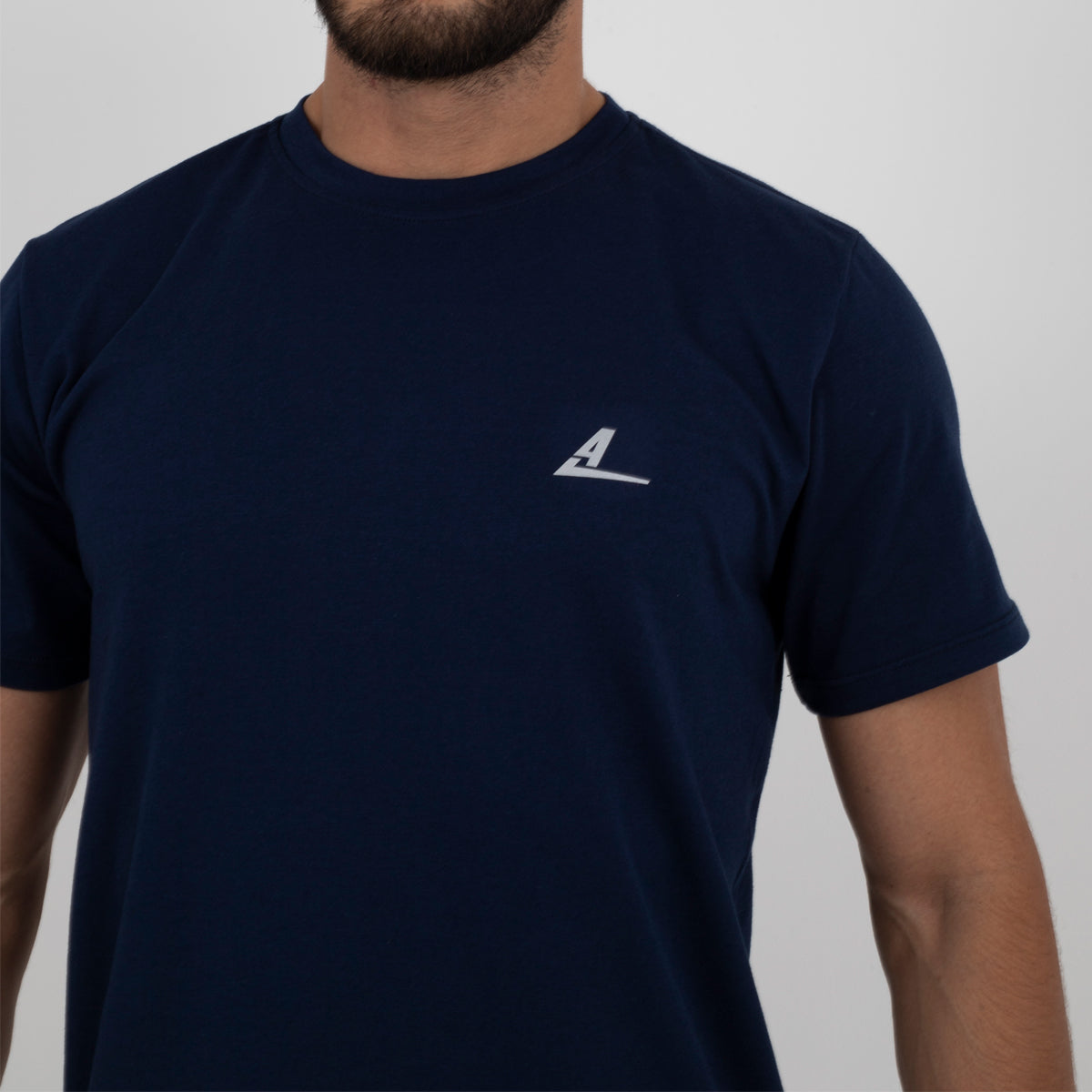 Camiseta de Algodón Azul