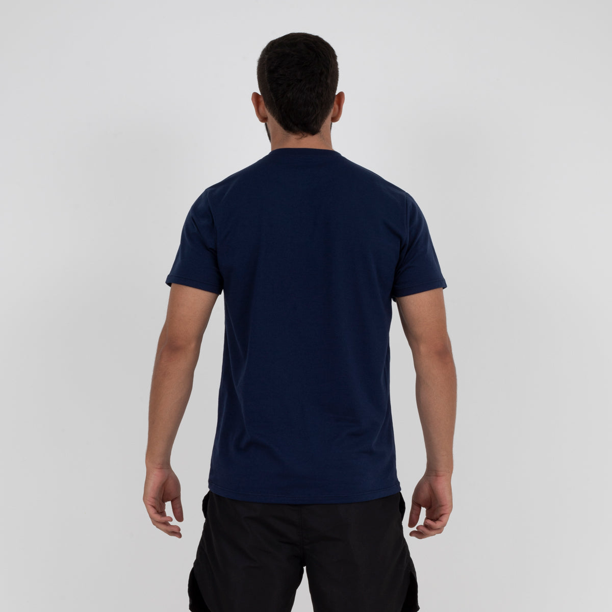 Camiseta de Algodón Azul