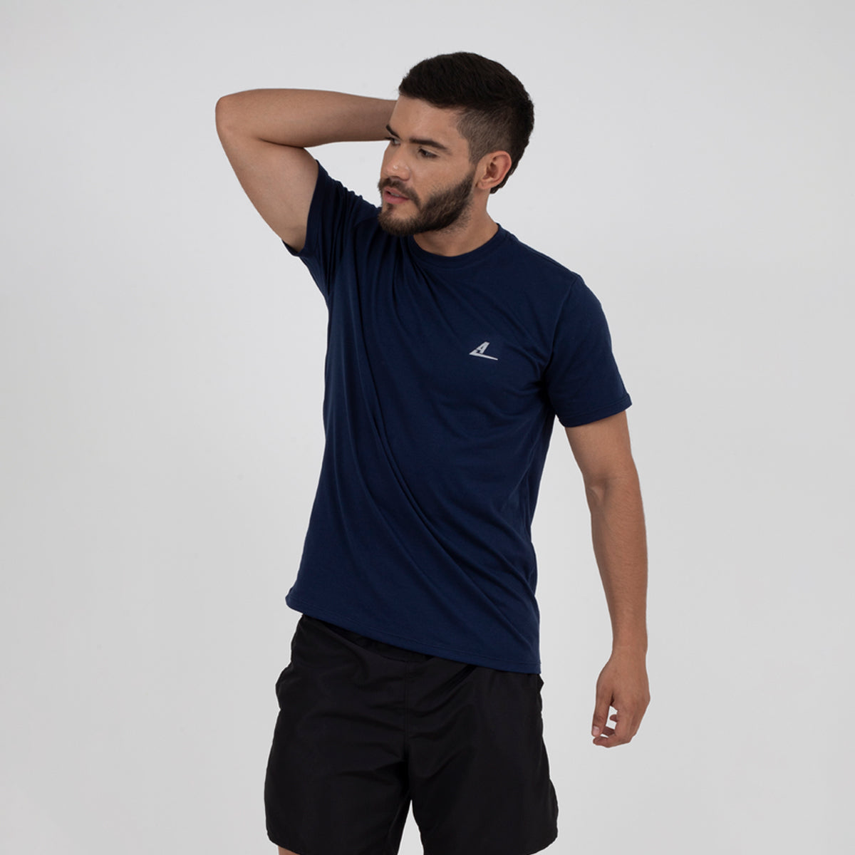 Camiseta de Algodón Azul